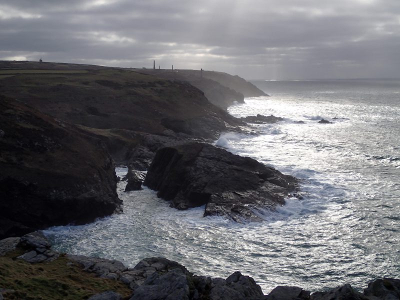 Storm light walking on Cornwall’s Coast Path